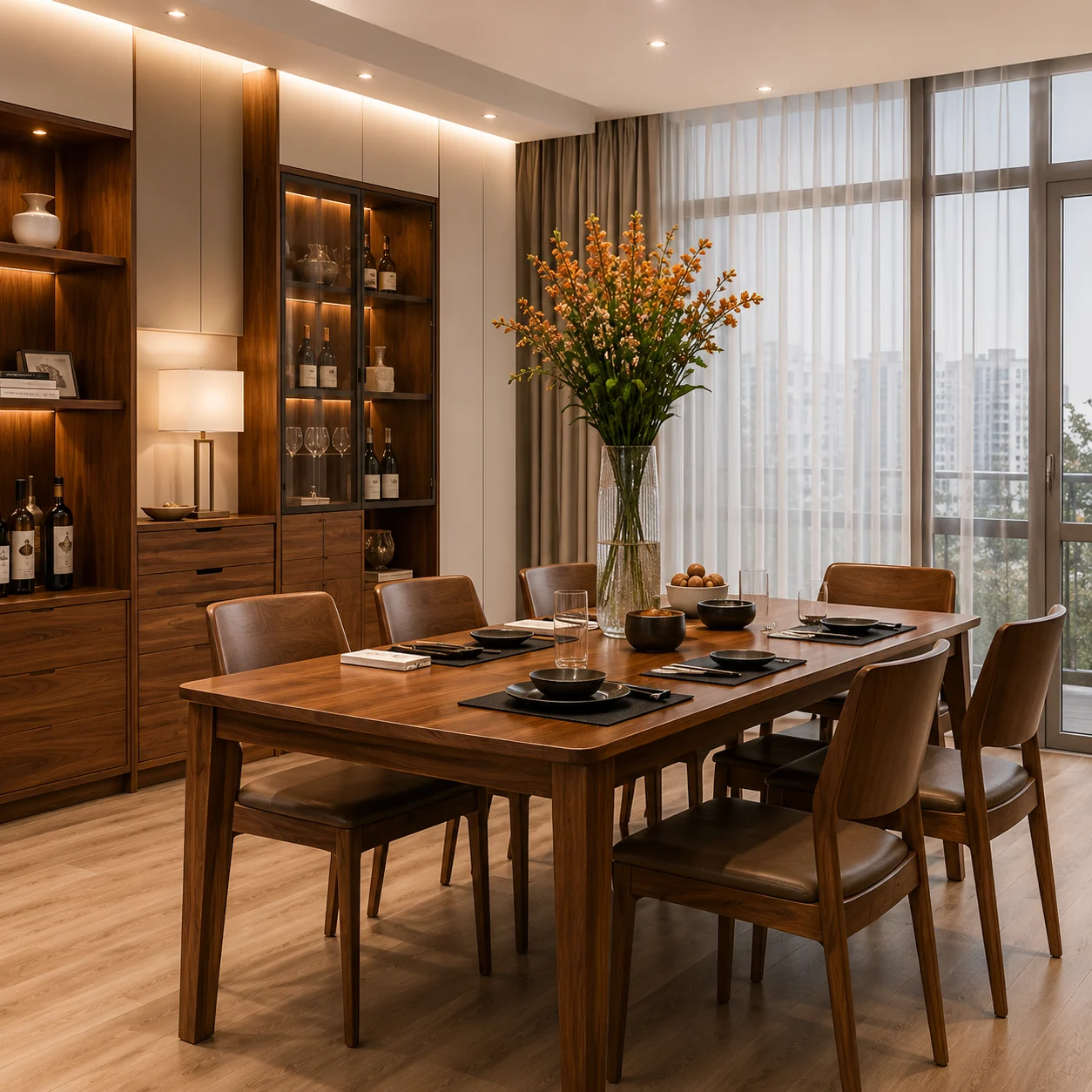Tủ bếp Laminate chữ I — Nhà phố Nguyễn Văn Cừ